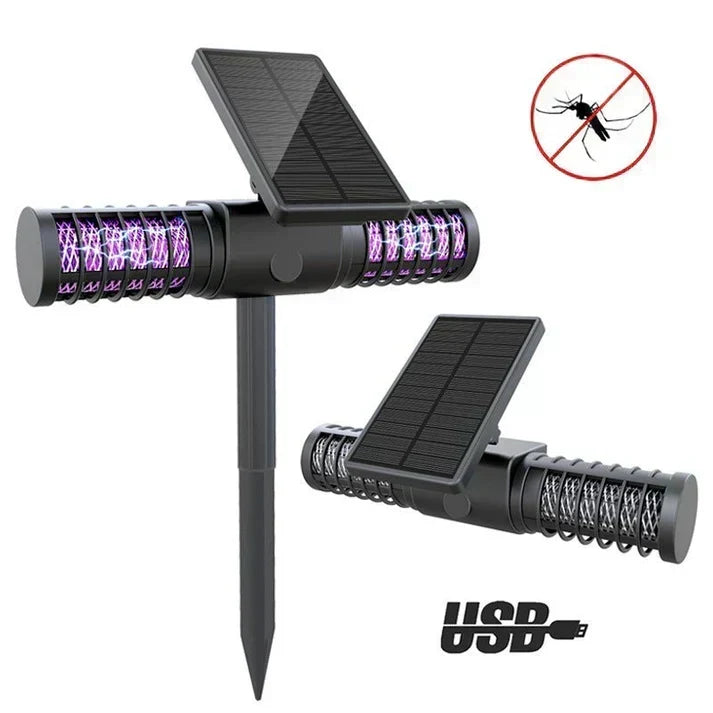 Solar Mosquito Killer Lamp Outdoor Plug Mosquito Trap Lawn Lamp