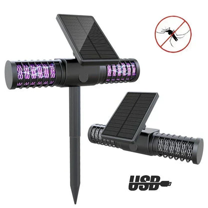 Solar Mosquito Killer Lamp Outdoor Plug Mosquito Trap Lawn Lamp